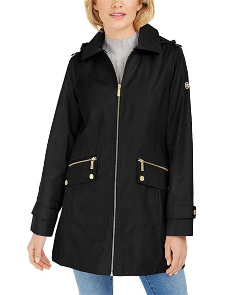 michael kors mens waterproof jacket|Michael Kors ladies raincoats.